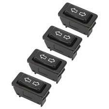 Power Door Window Switch 4PCS 5Pin Power Window Switch Car Universal Glass Drive