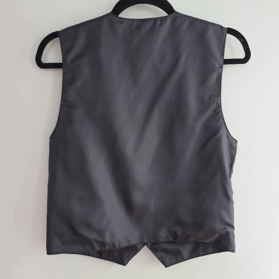 Holiday Editions Chaleco a Rayas Blanco y Negro Oficina Negocios Forma Profesional Foto 2 de 4