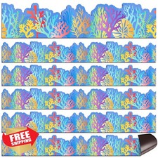 TaoBary 24 Pcs Ocean Magnetic Borders for Classroom Whiteboard 11.8 x 1.5" Se...