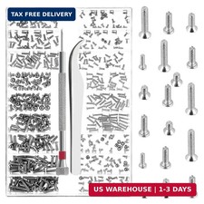 500PCS Tiny Screws,Micro Glasses Screws Repair Kit,M1.2/M1.4/M2 with Tweezers,Gl