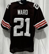 Denzel Ward Autograph Signed Cleveland Browns Football Jersey JSA Authentic 