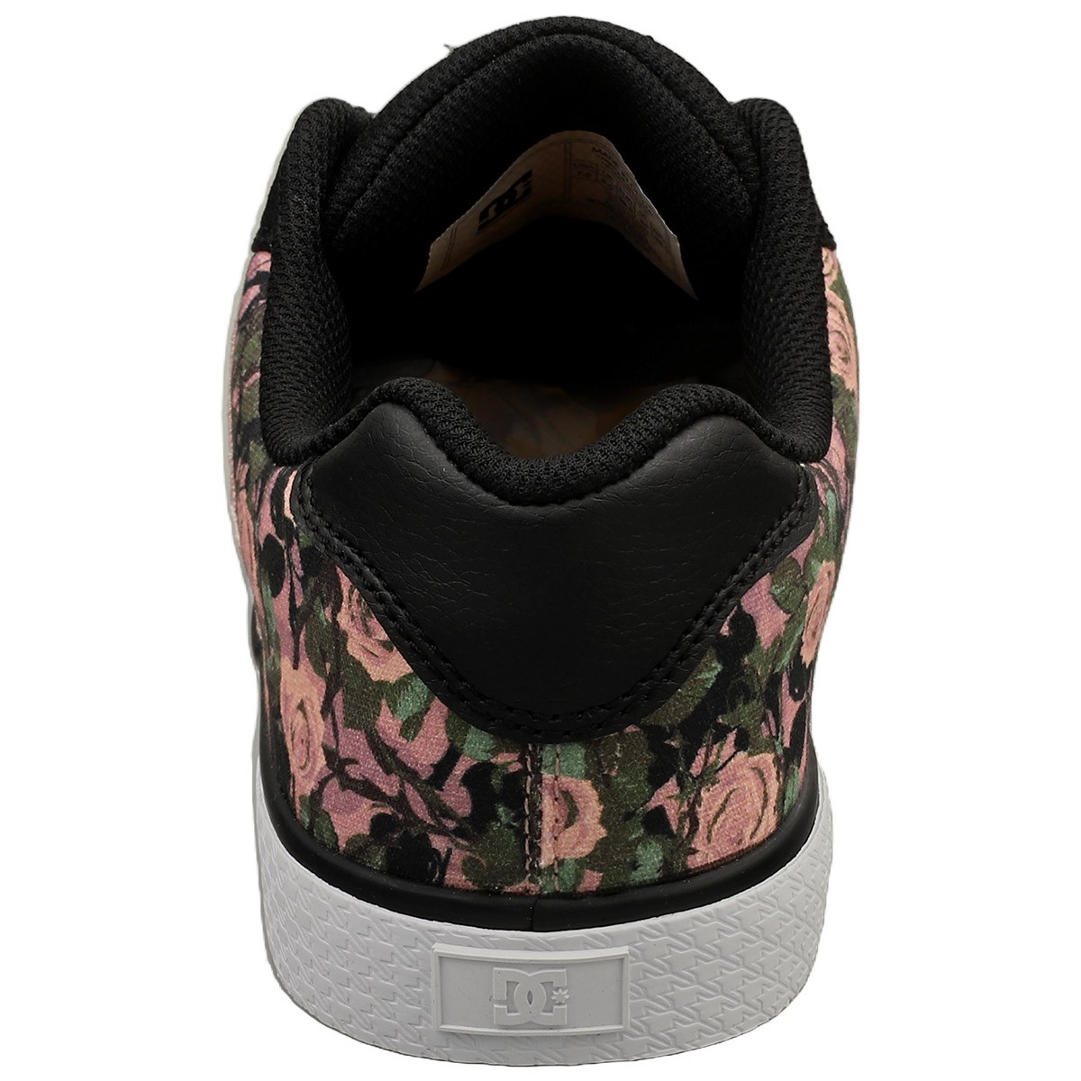DC Shoes Chelsea Womens Skate Sneakers in Black Rose US