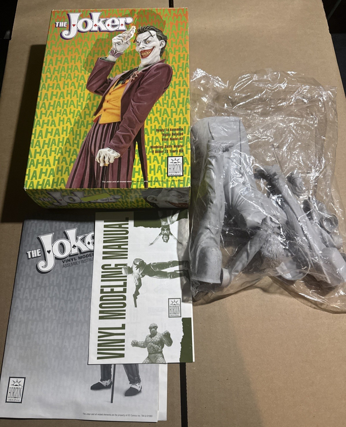 The Joker Vinyl Model Kit Rare 1993 Horizon Model Kit 1993 Japan New