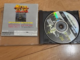 Metal Slug Sega Saturn SS Action Shooter Tested Japan from Working 44