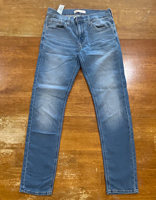 Signature by Levi Strauss & Co. Men's Slim Fit Blue Stretch Denim Jeans 5-Pocket