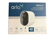 Arlo Ultra 2 4K Wire-Free Spotlight Security Camera Open Box Complete