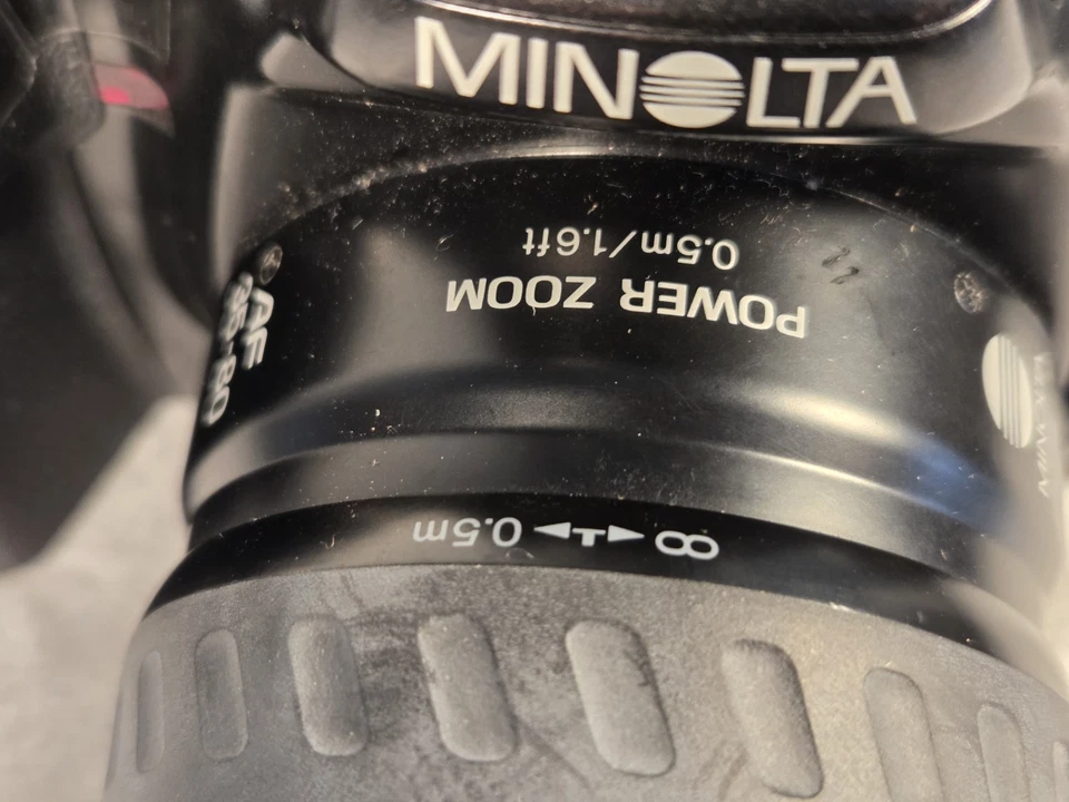 NICE Minolta Maxxum 450si Date w/ Minolta AF Zoom 35-80mm 1:4-5.6 lens Tested - Image 3 of 4