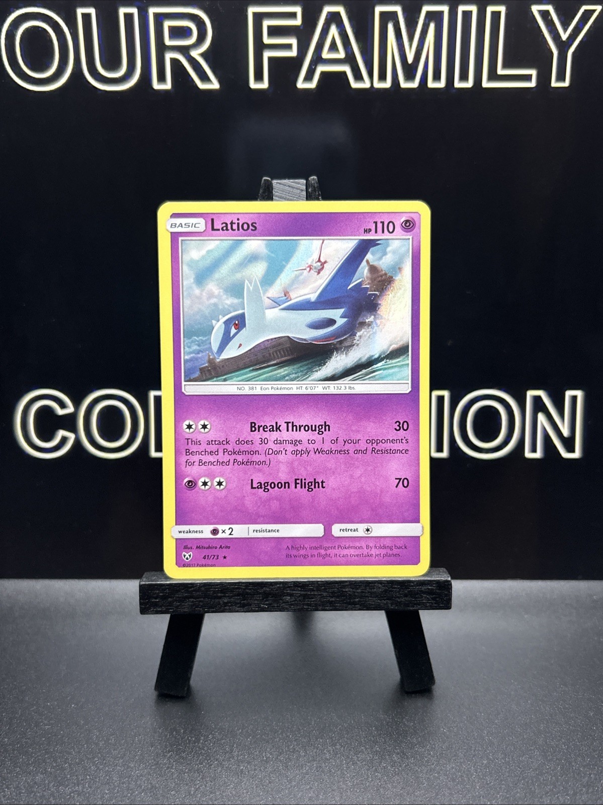 Pokemon Latios Holo Rare Shining Legends 41/73 NM