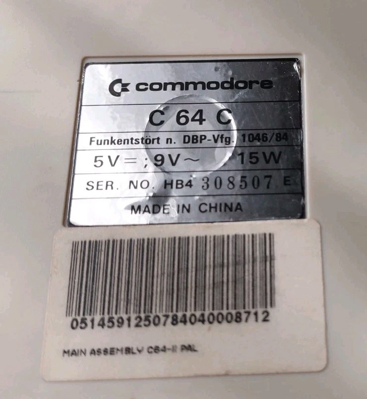 Commodore C 64 C - computer vintage - Immagine 4 di 4