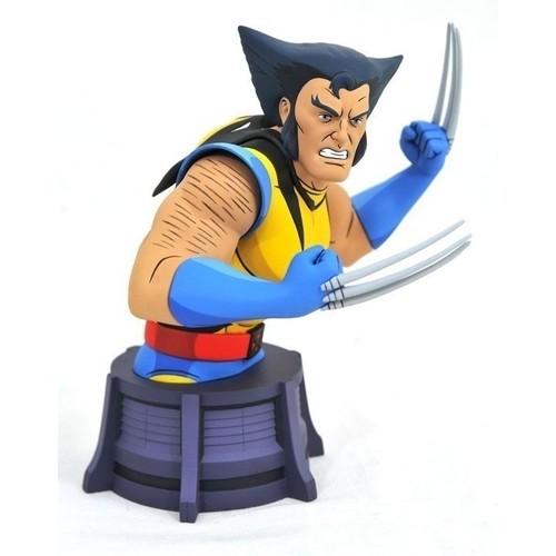 Diamond Select Marvel X Men Animated Series Unmasked Wolverine 6" Bust #633/3200 - 第 3/5 張圖片