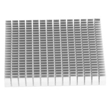 Aluminum CPU Cooler Heat Sink 150x120x20mm White High Performance Cooling