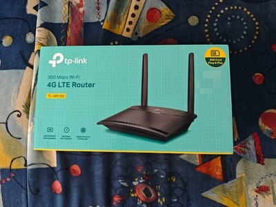 TP-LINK TL-MR100 Wireless N 4G LTE Router - Schwarz