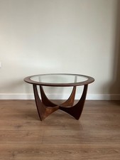G-Plan Astro Coffee Table Round Glass Mid Century Modern Excellent Condition