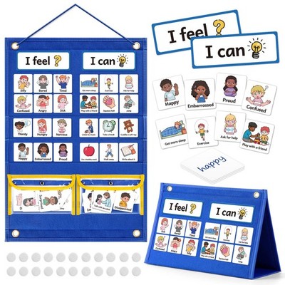 Feelings Chart Social Emotional Learning Activities Calm Down Corner Toy