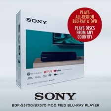 Sony BPD-S3700 BX370 Region Free Blu-ray Player Asian Movie Blu-ray DVD New