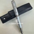 AUCTION Montblanc Victor Hugo Writers Edition Fountain Pen Silver Barley Set — photo 3
