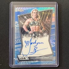 👟LQ 2026 TOPPS CHROME WWE NXT AUTO BLUE REFRACTOR /150 JORDYNNE GRACE