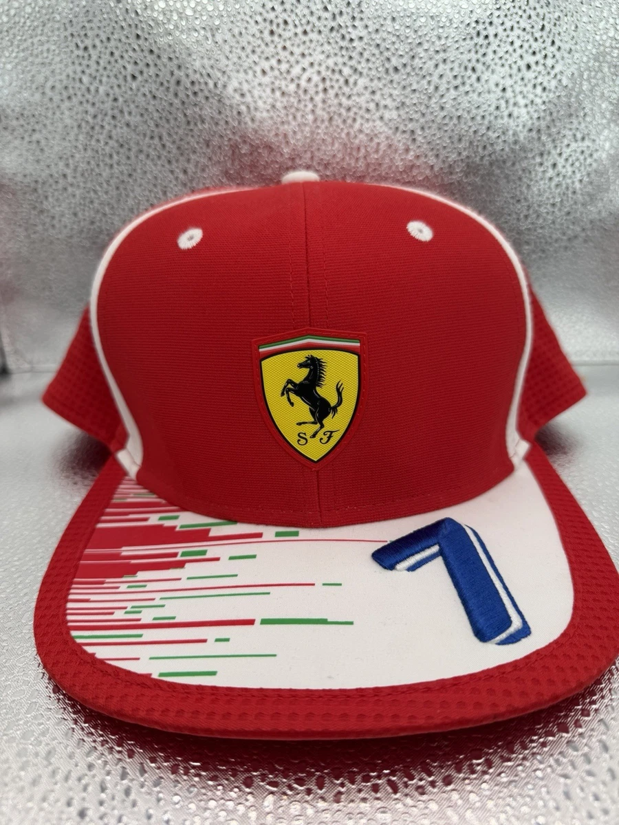 Kimi Raikkonen Ferrari Red Formula 1 Racing Fan Apparel and