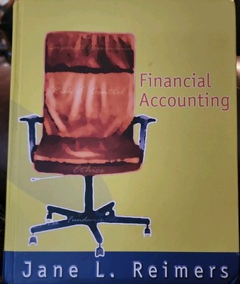 Textbook Financial Accounting by Jane Reimers, Brand New, No issues, Never used