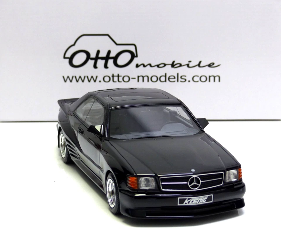 Mercedes Koenig Specials 560 Sec W126 1992 Nero/Argento Cerchioni 1:18 OT1134 - Immagine 4 di 4