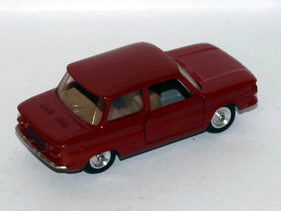 SOLIDO #127 1963 - NSU PRINZ IV - ROSSA - PERFETTE CONDIZIONI - SENZA SCATOLA - Immagine 2 di 4