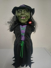 Animated Halloween Witch Decoration Tested Working Hanging Talking Witch Prop 16