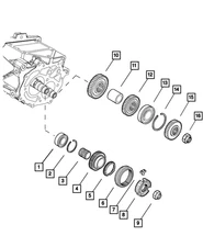 Genuine Mopar Ball Bearing 68595882AA