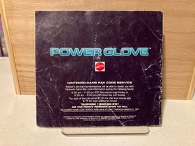 Power Glove Programing Manual - Nintendo NES Instruction Booklet