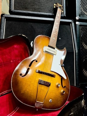 1960s Rare Vintage Kay Galaxie   Semi Hollow   USA Made   P90 Pick up  