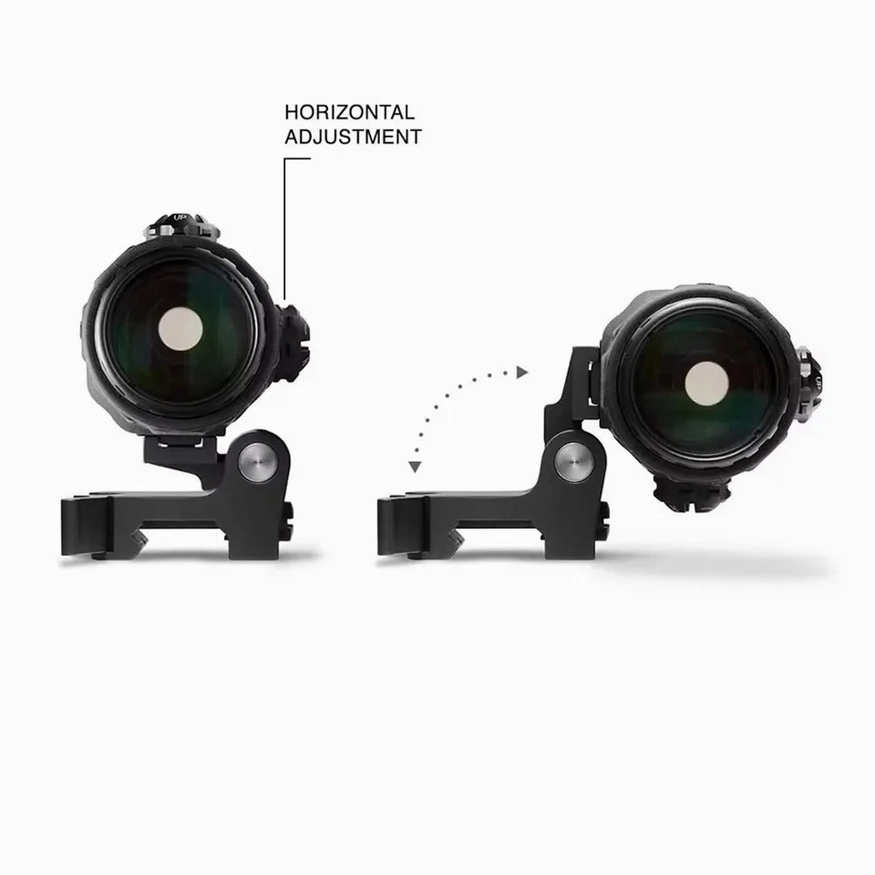 Mira telescópica con lupa G33 G43 G45 3X 5X con montaje QD desmontable rápido Airsoft Foto 4 de 4