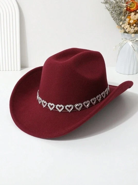 Carnavalife Sombrero Cowboy De Gamuza Sintética Para Mujer – Estilo Vaquero Unisex Con Ala De 8 Cm Y Cordón Ajustable, Ideal Para Festivales Y Disfraces