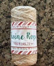 Regent Twine Rope NATURAL 150 Feet Holiday Christmas Wrapping Craft String Jute