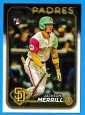 2024 Topps Update Series Jackson Merrill RC US210 San Diego Padres