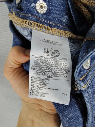 Gap Kids denim overalls size Large (10-11) shorts jeans - Picture 18 of 18