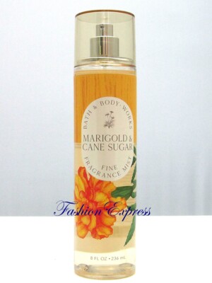 BATH & BODY WORKS MARIGOLD & CANE SUGAR FRAGRANCE BODY MIST SPRAY 8 FL OZ
