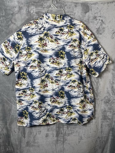 Old Navy Mens Size Extra Large Shortsleeve Tropical Hawaiian Button Down - Picture 5 of 6