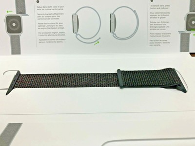 40mm black sport loop