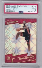 2017-18 Panini Revolution Galactic #135 Bam Adebayo RC Rookie PSA 9 Mint SSP
