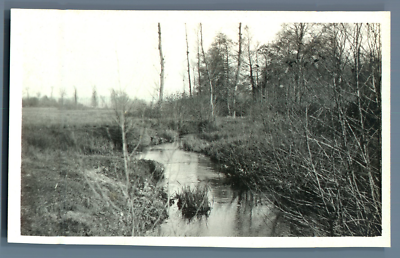 Vintage Impression Argentique D'un Sous-marin En Surface - Années 1930 - Format 8,5x11 Cm