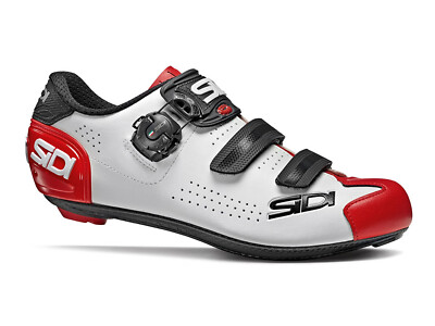 New Sidi Alba 2 Cycling Shoes, White Black Red, EU37,40-42
