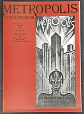 Metropolis Souvenir Movie Book Program Guide 1978 Fritz Lang Queen Radio Ga Ga 