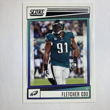 2022 Score Football Base #248 Fletcher Cox - Philadelphia Eagles Tc1