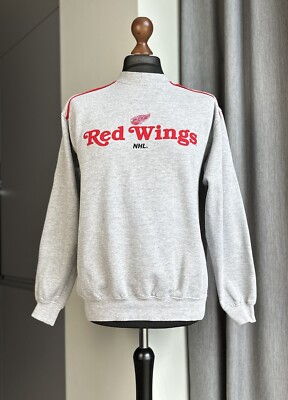 Detroit Red Wings NHL Ice Hockey Vintage Sweatshirt Jacket Lee Cooper Size M