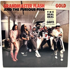 Grandmaster Flash & The Furious Five ‎"Gold" 1988 12" Single WLP Shrink w/ Hype