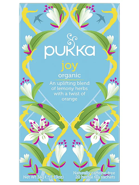 Pukka Joy Organic Tea Infusion 20 Sachets - Uplifting (Pack of 4)