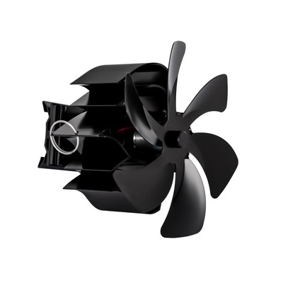 Home 6 Blades Flue Pipe Stove Fan Fireplace Wood Burning Heat Powered Stove  Fan | eBay