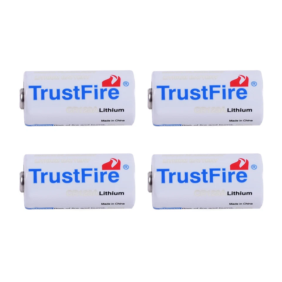 6pcs TrustFire CR123A 1400mAh 3.0V Non-Rechargeable Cell Batteries For Camera - Image 4 of 4