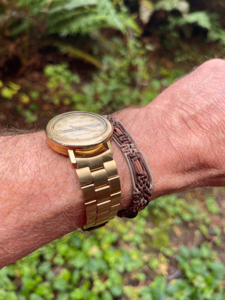 貴重　希少　アンティーク　トグルスイッチ　古銅　ビンテージ　骨董　スペリー製 Vintage Zodiac SST 36000 watch 1970s midsize automatic with