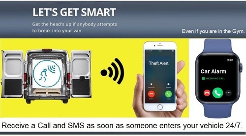 VAN-MINIBUS-CAR EASY-FIT Wireless Alarm Security System ALERT Mobile Call/SMS - Picture 11 of 14