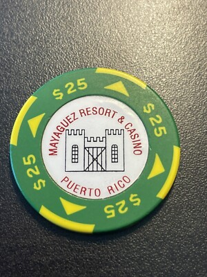 $25 Mayaguez Resort & Casino Puerto Rico Casino Chip  MRC-25